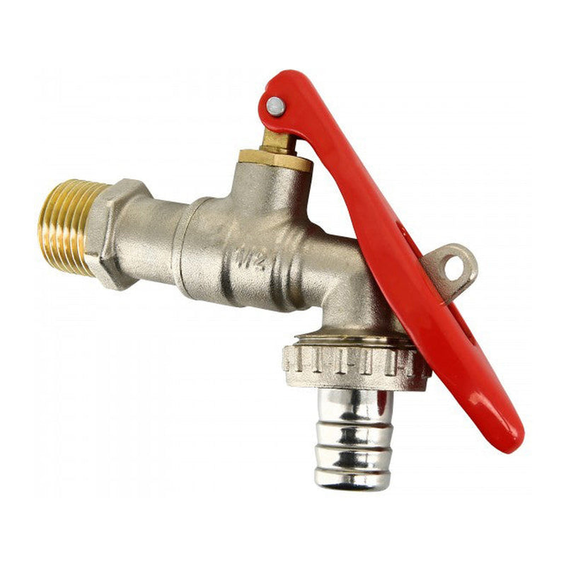 Riko kogelkraan met slangwartel 1/2" PN16 - productfoto