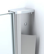 Chrom Wandprofil Glaswand Dicke 1cm L=200cm