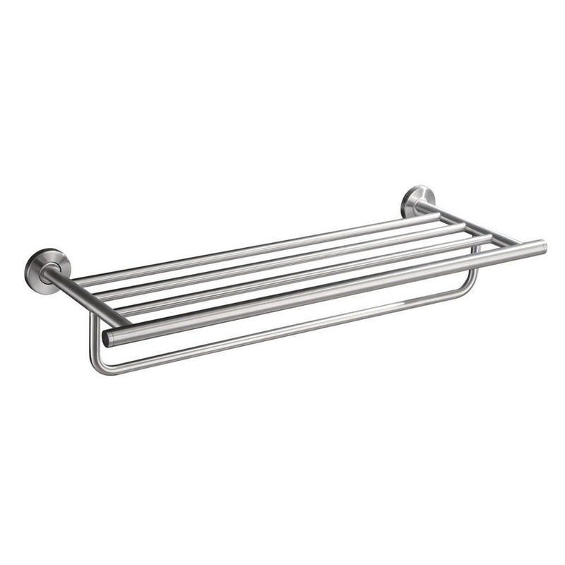 304 handdoekhouder met planchet 60 cm RVS