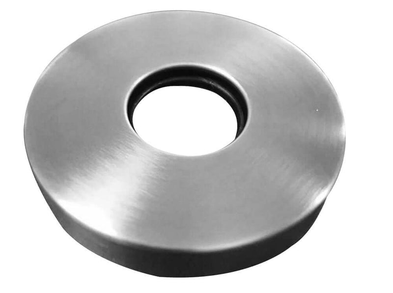 Schiebetürrosette Wiesbaden für Duscharm rund 6 cm in Edelstahl