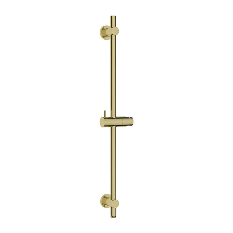Wiesbaden UniMatch glijstang met wateraansluiting 76,5 cm PVD geborsteld messing - productfoto