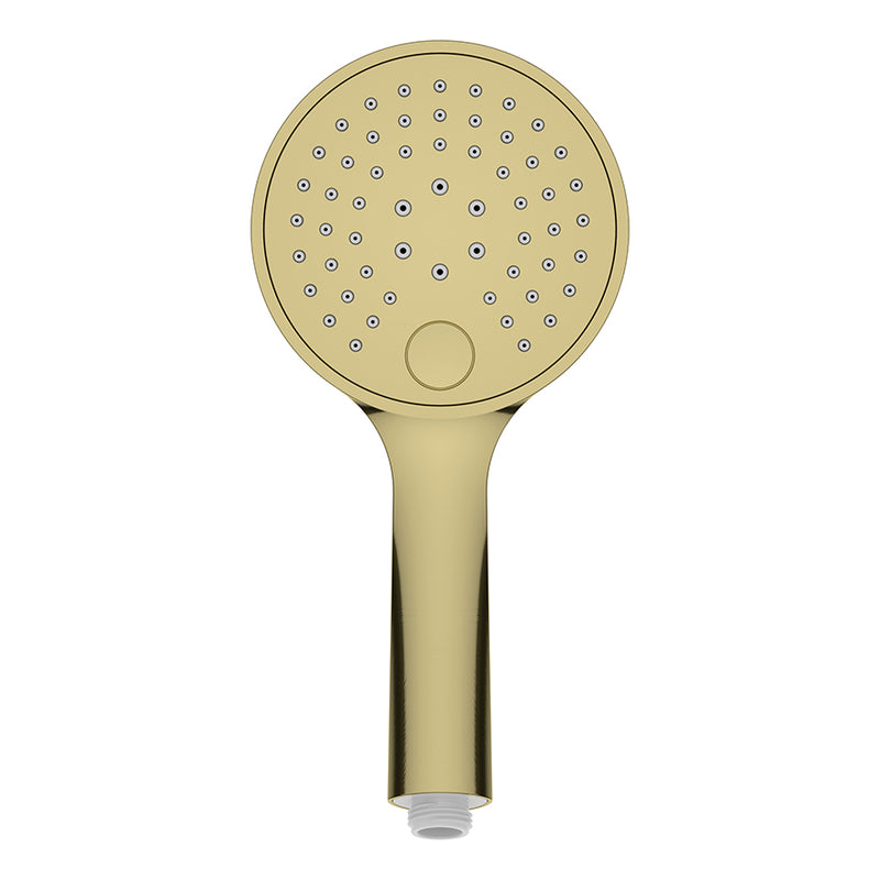 Wiesbaden UniMatch handdouche 3 standen Ø 12 cm PVD geborsteld messing - productfoto