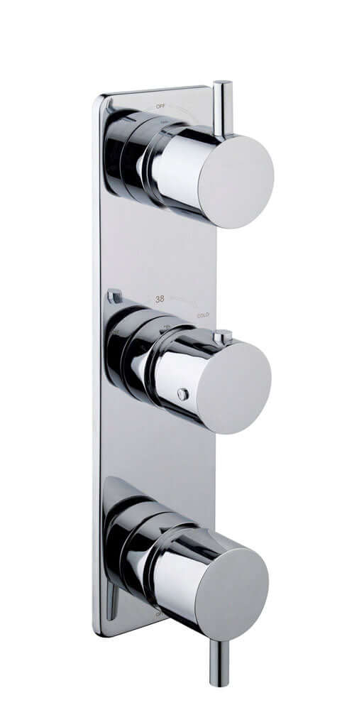 Rivaro Einbau-Thermostat 3 Wege Chrom