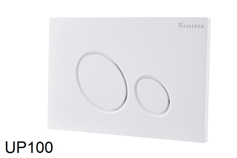 Wiesbaden Bedieningsplaat X10 Wit glans - productfoto