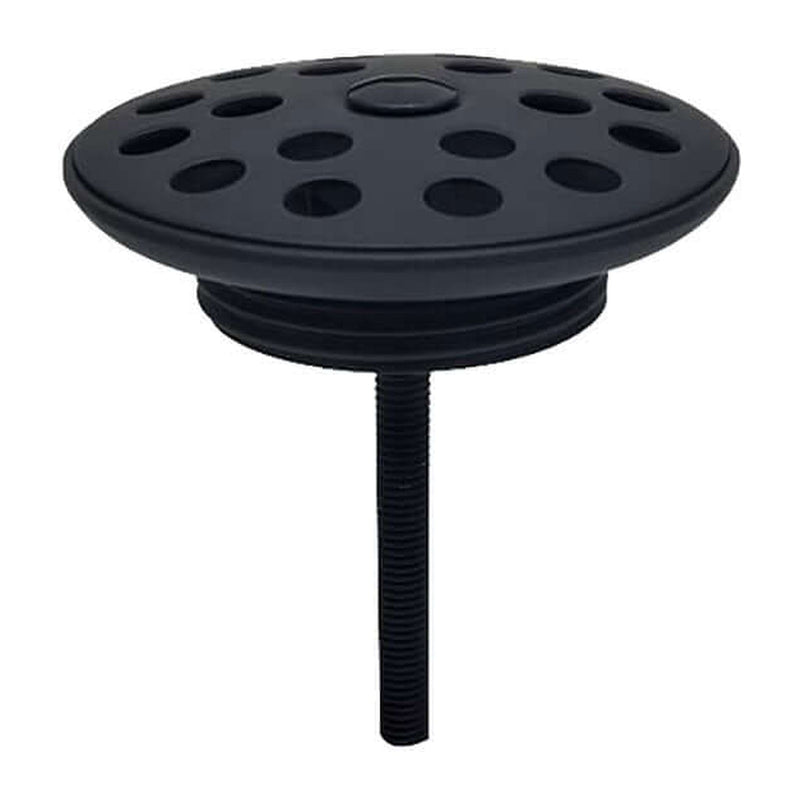 Xellanz Korv open afvoerplug rooster 5/4" mat zwart - productfoto