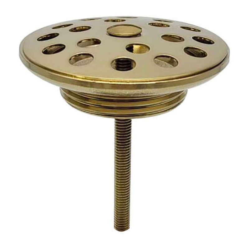 Xellanz Korv open afvoerplug rooster 5/4" Geborsteld messing - productfoto