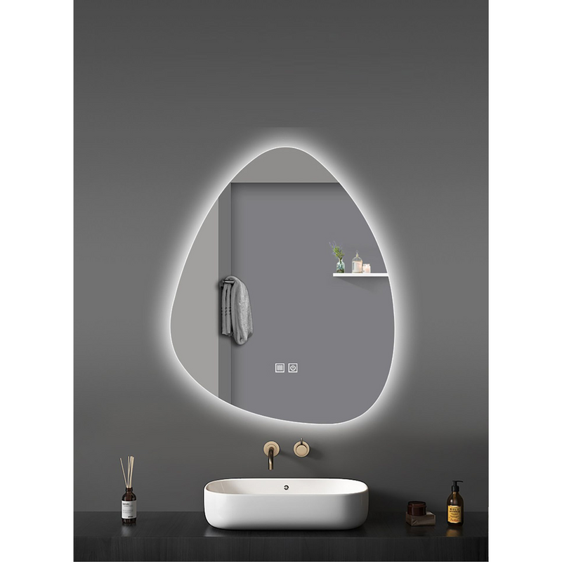 ALONI UOVO LED-SPIEGEL MET VERWARMING & ANTI-CONDENS (60x80CM)