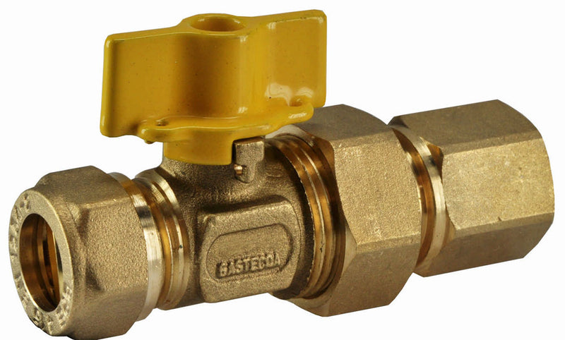 Riko gaskogelkraan Gastec 15 mm knel x 1/2" bi - productfoto