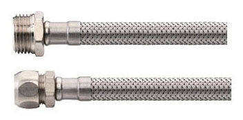 Riko flexibele aansluitslang Kiwa RVS 3/8" - productfoto