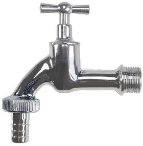 Riko HM slangwartelkraan chroom 1/2 x 3/4 - productfoto