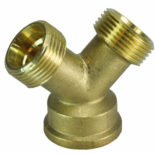Riko Y-stuk 3/4" bi x 3/4" bu x 3/4" bu messing - productfoto