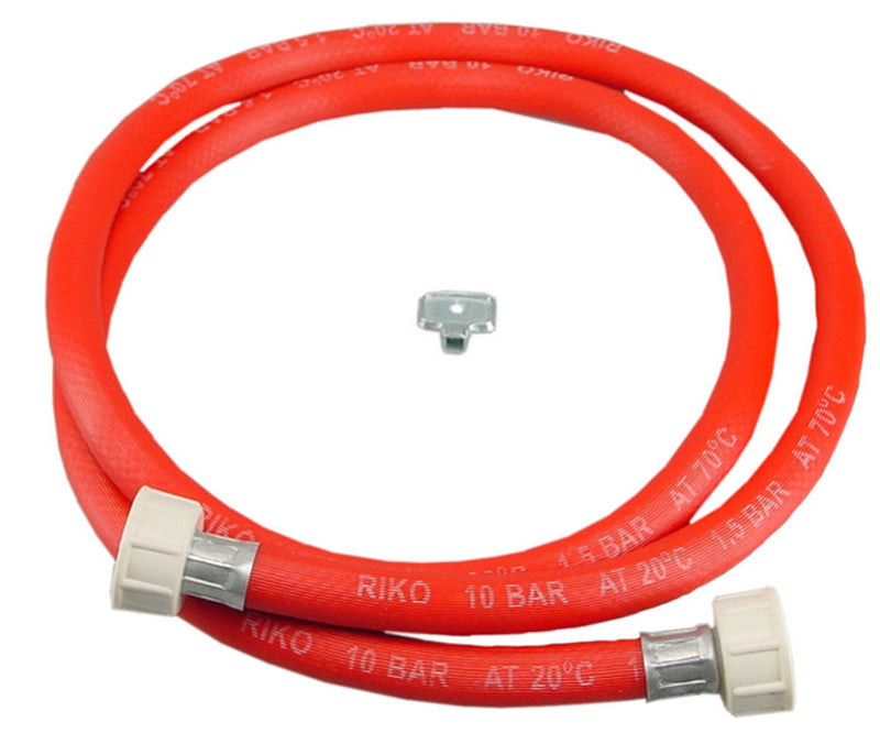 Riko Vulslangset rood 3/4" wartels recht 350 cm - productfoto