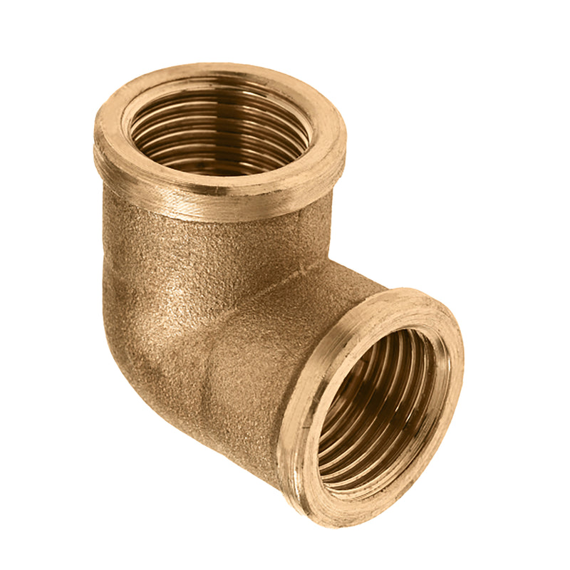 Riko draadfitting kniekoppeling messing binnendraad 3/8" - productfoto