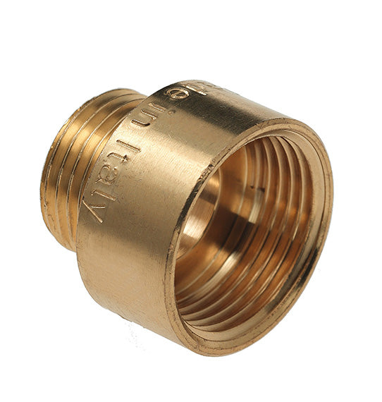 Riko neusstuk messing 1/2" bi x 3/8" bu - productfoto