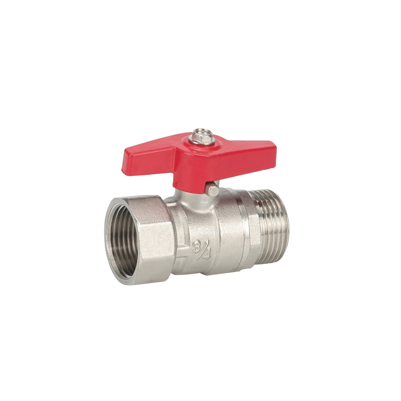 Riko kogelstopkraan met vlindergreep bi x bu 3/4" - productfoto
