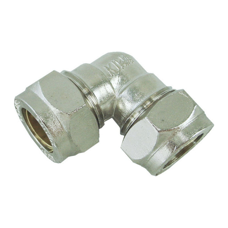 Riko knelkoppeling knie Gastec vernikkeld 1 x 1,2 cm - productfoto
