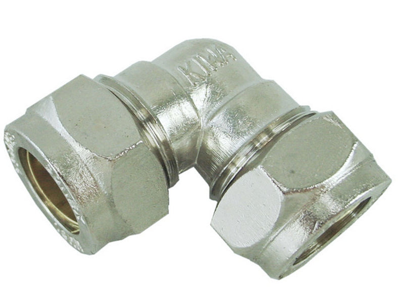 Riko knelkoppeling knie Gastec vernikkeld 1 x 1,2 cm - productfoto