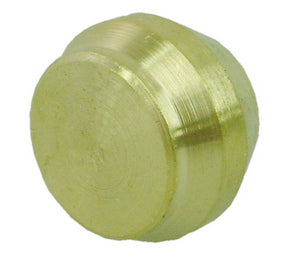 Riko knel afsluitplaat messing 12 mm - productfoto