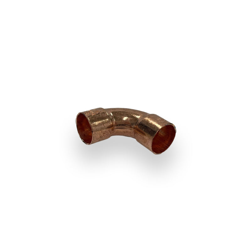 Riko bocht roodkoper 22 x 22 mm 90 graden - productfoto