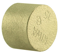 Riko soldeerfitting eindkap 22 mm messing - productfoto