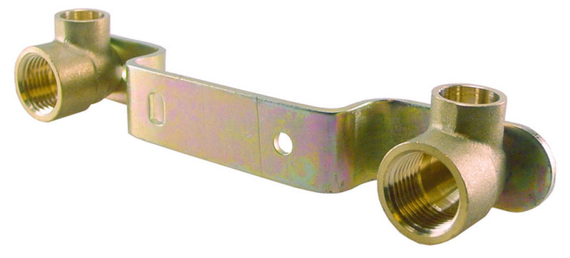 Riko messing soldeer muurplaat-beugel gemini 1/2" - productfoto