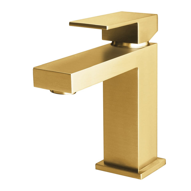 ALONI Chan Wastafelmengkraan Square - geborsteld Goud