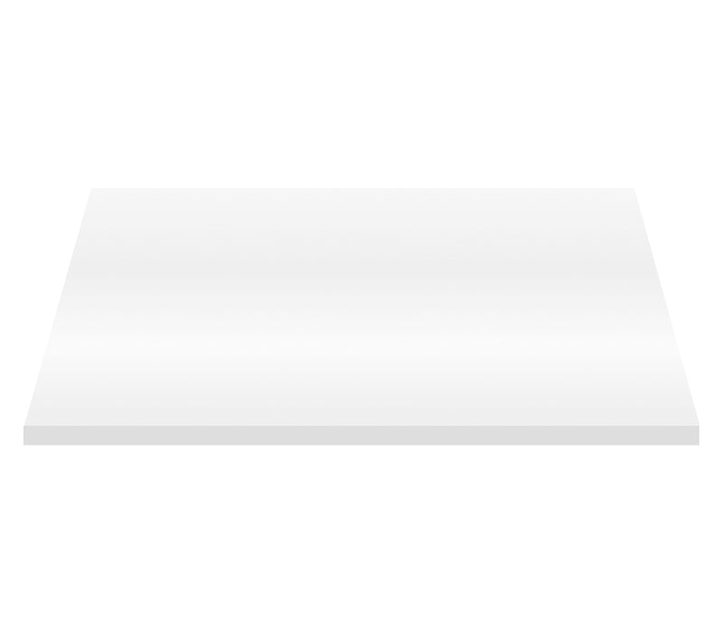 ALONI WASTAFELTABLET MDF (76.4X45.5X2.6 CM) - GLANZEND WIT