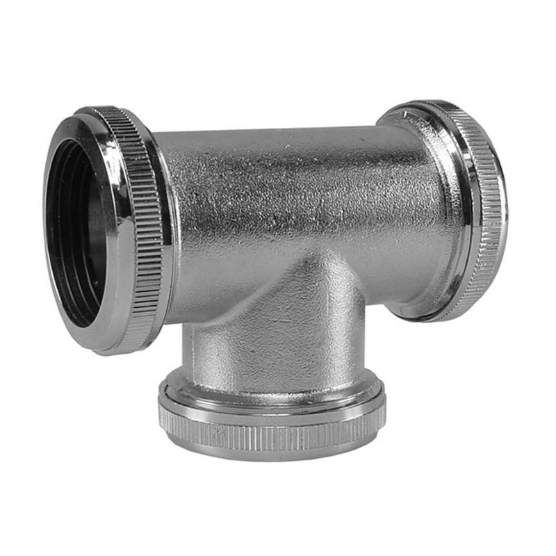 UniMatch Rohrverbinder T-Stück 32 mm Chrom