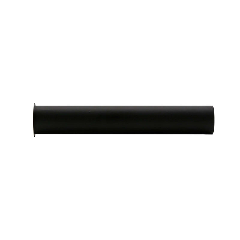UniMatch sifon verlengbuis 20 cm met kraag mat zwart