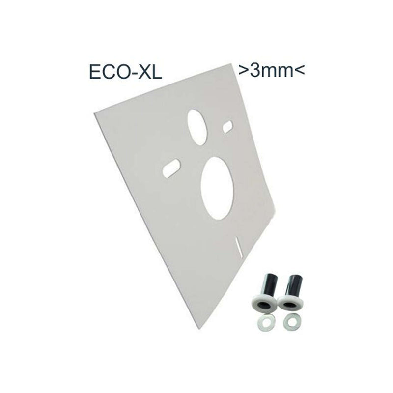 Wandcloset isolatieset 400 x 420 mm dikte 3 mm