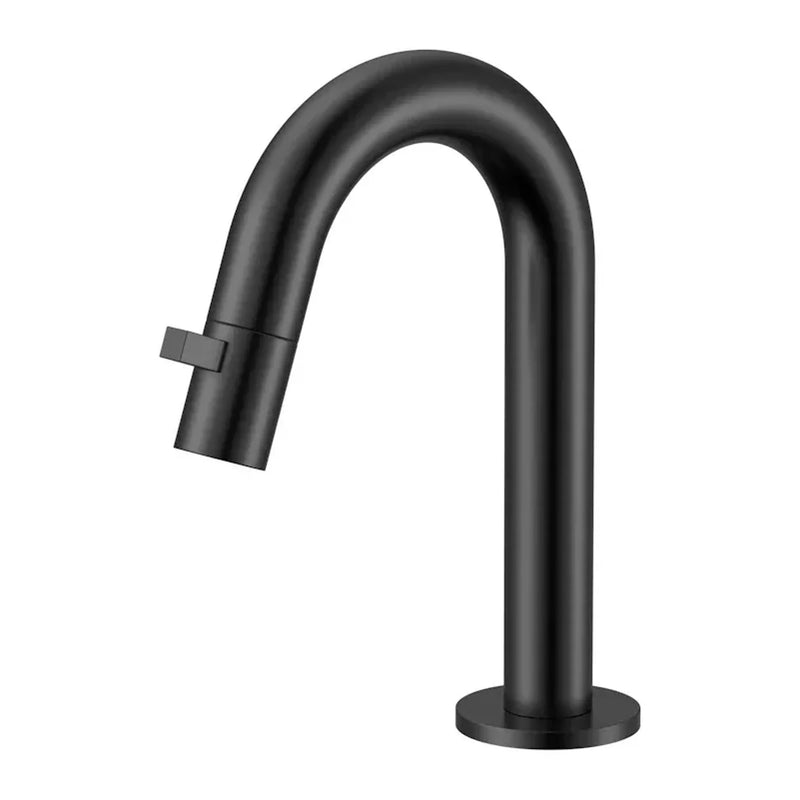 DutchLine Round Fonteinkraan 189mm – Mat zwart