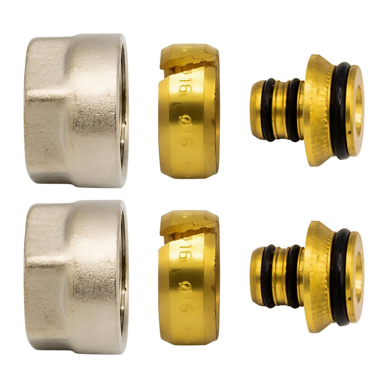 Klemkoppelingen EKX16X2 - NICKEL-2STS