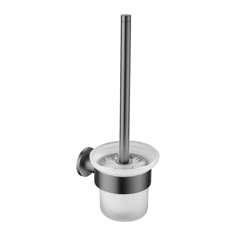 Aloni Toiletborstel met houder - Gunmetal - productfoto