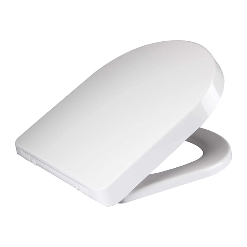 Deeline siège de toilette softclose et libération rapide brillant blanc