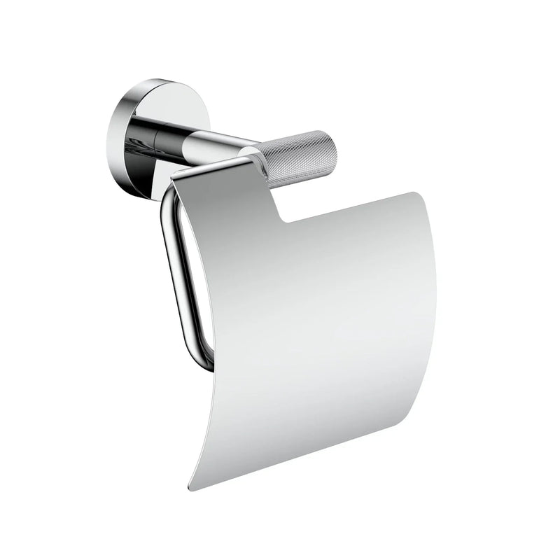 DutchLine Grip Toilethouder Met Klep – Chroom