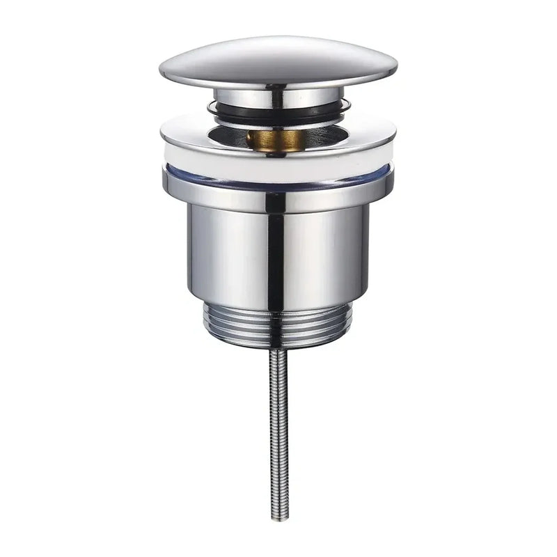 DutchLine Afvoerplug - Luxe Clickwaste 5/4 – Chroom