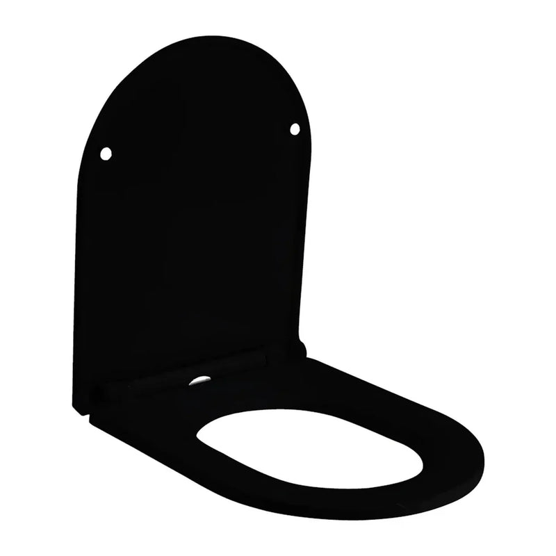 DutchLine Toiletbril - Softclose Quick Release - Mat Zwart