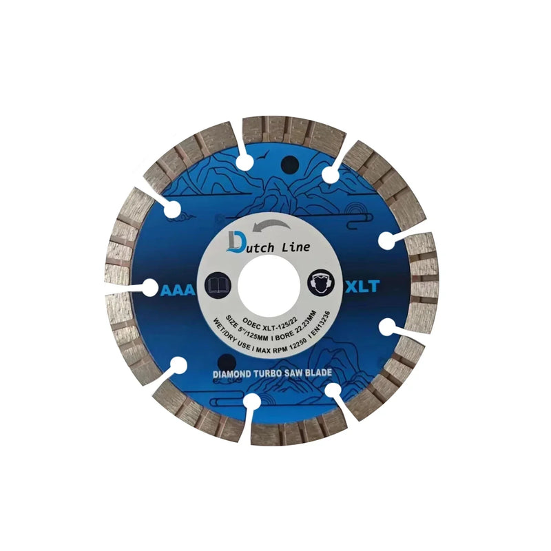 DutchLine Turbo Diamant Zaagblad - 125mm 22.23mm
