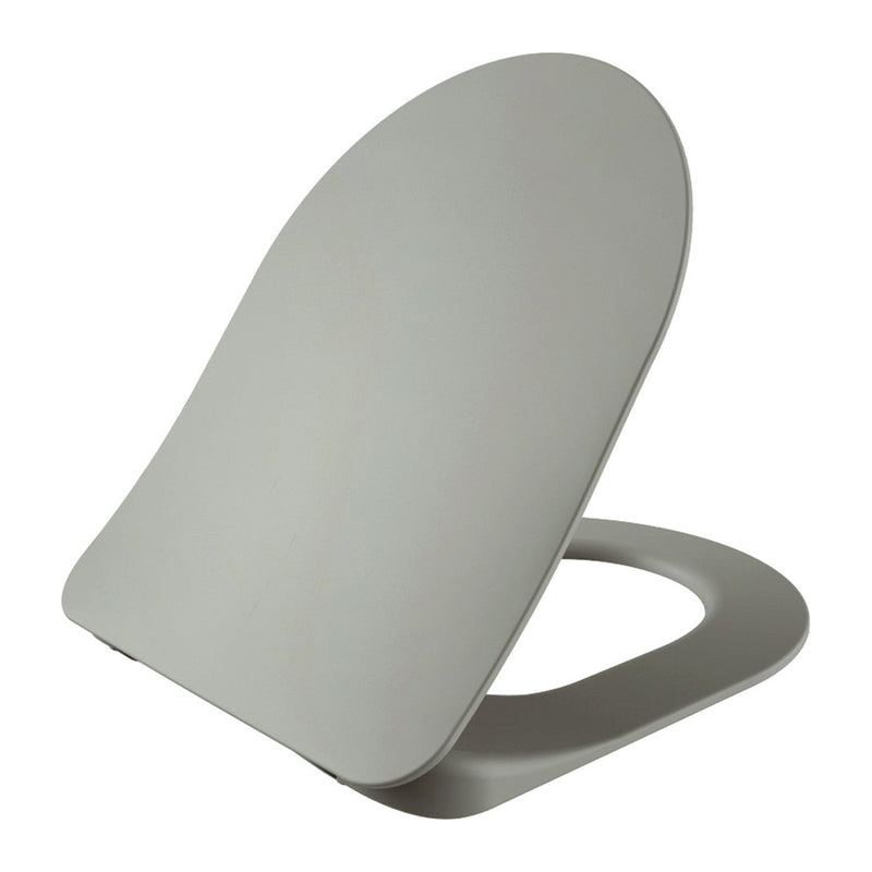 Creavit Duck Wc - zitting - D - model - Slim Design - Soft Close - quick release - Duroplast - RVS scharnieren - Koel grijs