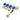 "Verdeler met Bolkraan MV-1"" 4X16 Blauw"