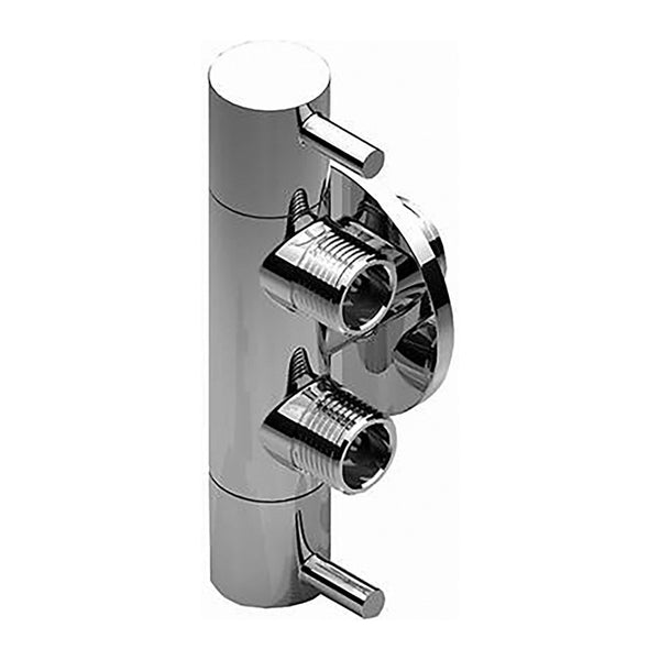 Aloni Design Dubbeldienstkraan 1/2×3/8×3/8 - Chroom