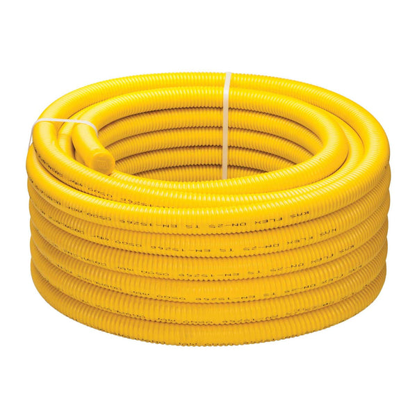 Kas Inox DN20 × 25M Flexiebelegasbuis met Mantel
