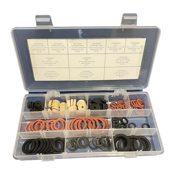 Riko fiber- en rubberringen assorti 120 stuks