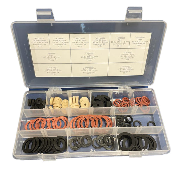 Riko fiber- en rubberringen assorti 120 stuks