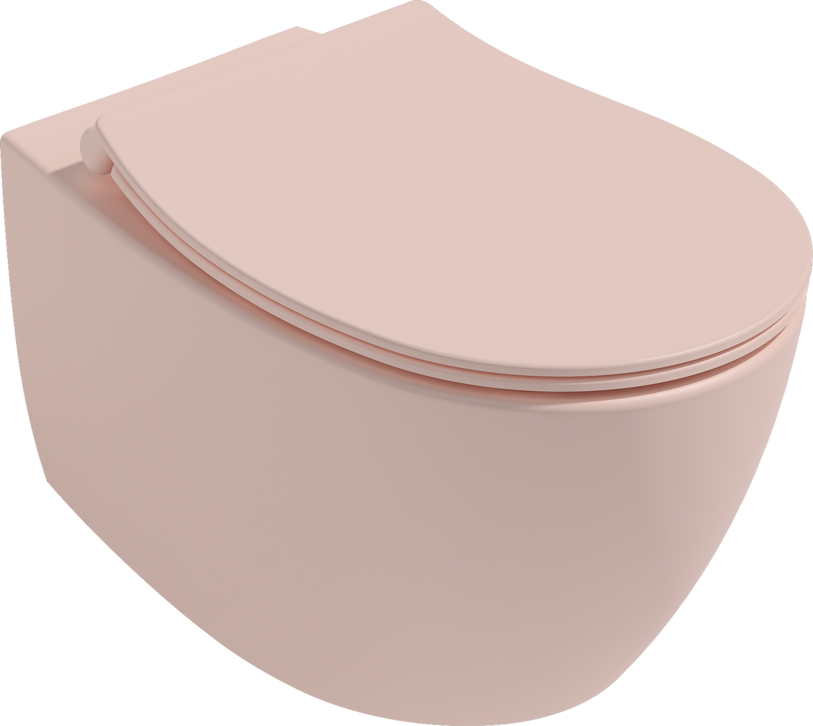 Isvea Sentimenti Hangtoilet - Zalmroze #variant_57358848164164