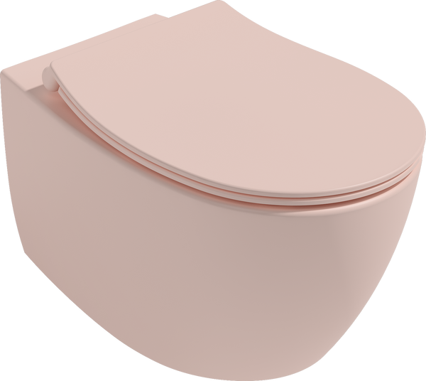 Isvea Sentimenti Hangtoilet - Zalmroze #variant_57358848164164