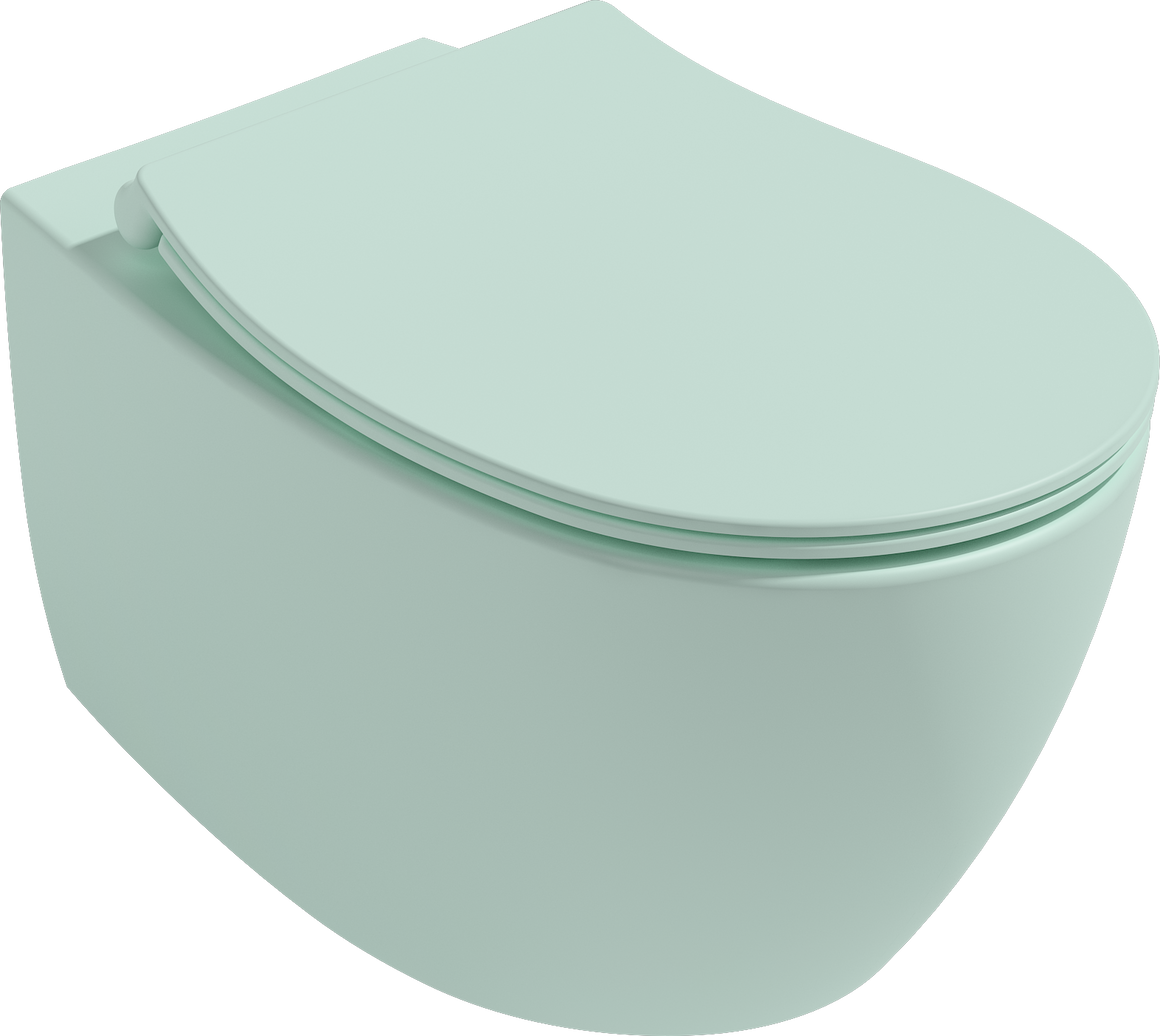 Isvea Sentimenti Hangtoilet - Mintgroen #variant_57358848131396