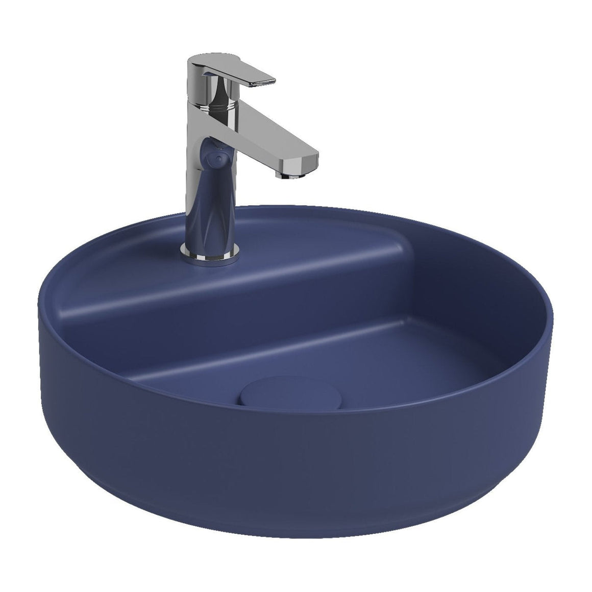 Isvea Infinity Wastafel Rond - Donkerblauw #variant_57358916518212