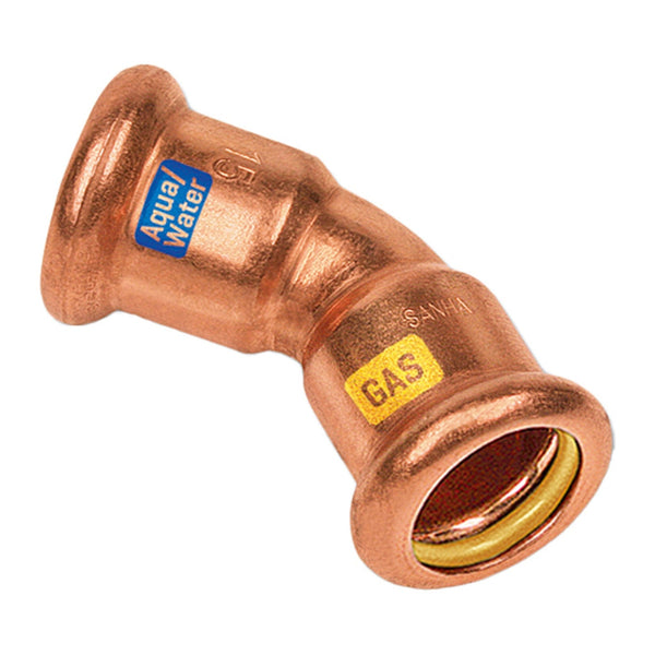 Hydrogas Bocht 45° VRVR 28