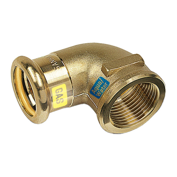 Hydrogas Kniebocht met Binnendraad 28 × 1